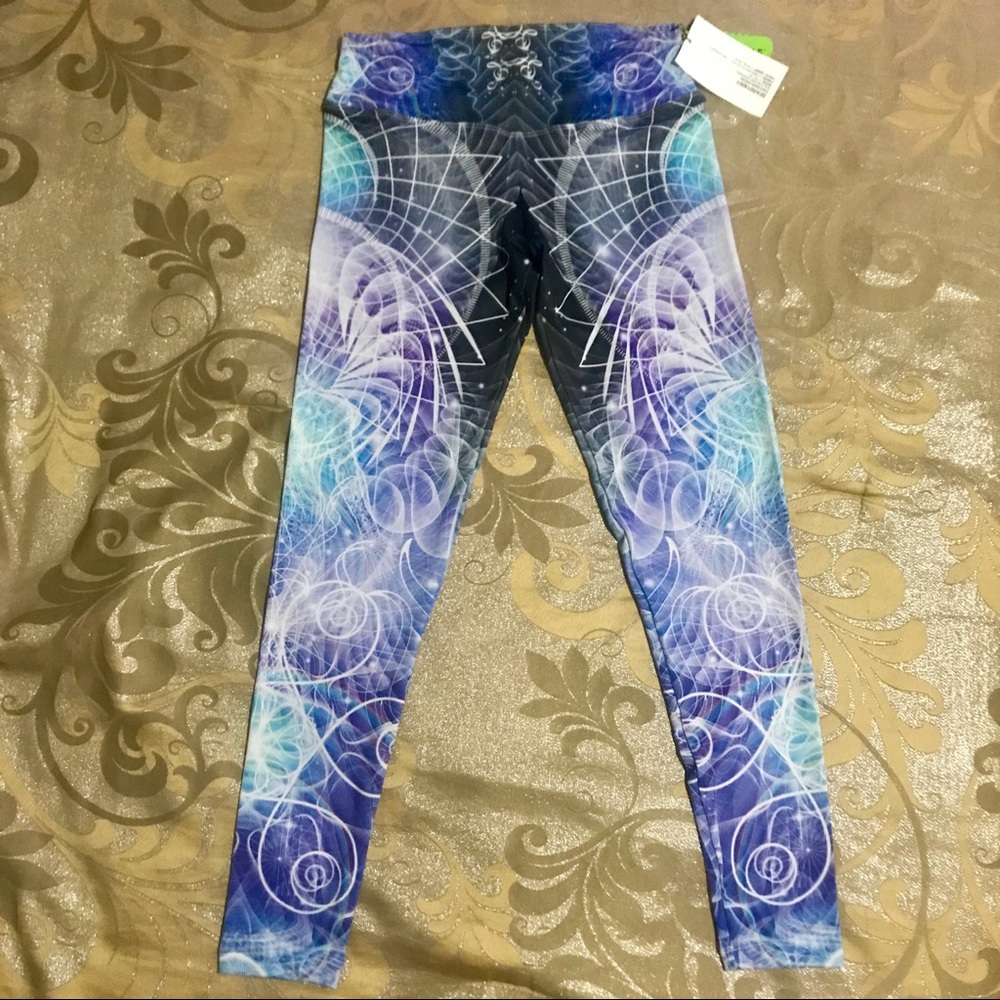 VisionLab art yoga pants/ festival leggings
